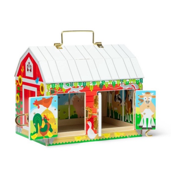 Melissa & Doug latches barn toy NWT - Picture 2 of 9